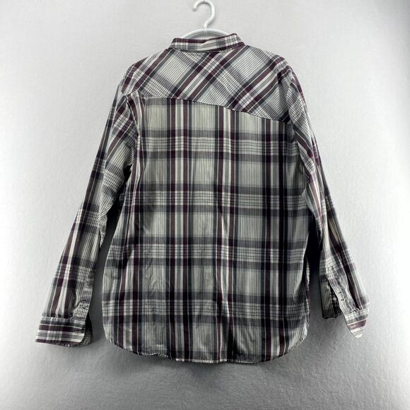 Volcom Lightweight‎ Long Sleeve button Up Flannel Shirt Mens Size XL - Picture 3 of 11